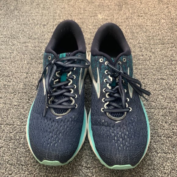 Brooks running shoes, blue size 10 - Picture 2 of 2